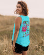 Pretty in Pink Ready To Drink Flamingo Fun Graphic Tee with Drink Peace _26 Flower for Women AOP Shirts _13_ IiqG4