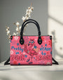 Pretty in Pink _26 Ready to Drink Flamingo Patriot Drink Cocktail Leather Bag _1_ 2uGub
