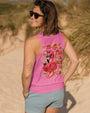 Pretty in Pink _26 Ready to Drink Flamingo with Wine Graphic for Women AOP Shirts _14_ YTDny