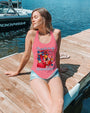 Proud to Be an Amerimingo Flamingo USA Flag Funny Summer AOP Shirts _6_ Wrsg0