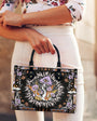Psychedelic Mushroom with Eyes Hippie Leather Bag Gift for Women _5_ iBEV0