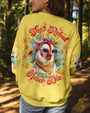Rebel Chicken Funny Flower Crowned Hen with Sunglasses AOP Shirts _7_ ZvCQ3