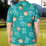 Reel Cool Dad Personalized Photo Polo Shirt_3