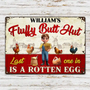 RiseAndShineMotherCluckers PersonalizedClassicMetalSigns MK1