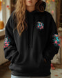 Rock and Roll Soothes My Soul Floral Guitar and Music Quote AOP Shirts _4_ GNzQd
