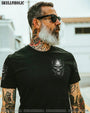 Say F It All and let my Demon out to Play Skull Dark Gothic Flame Design AOP Shirt _15_ oUM8U