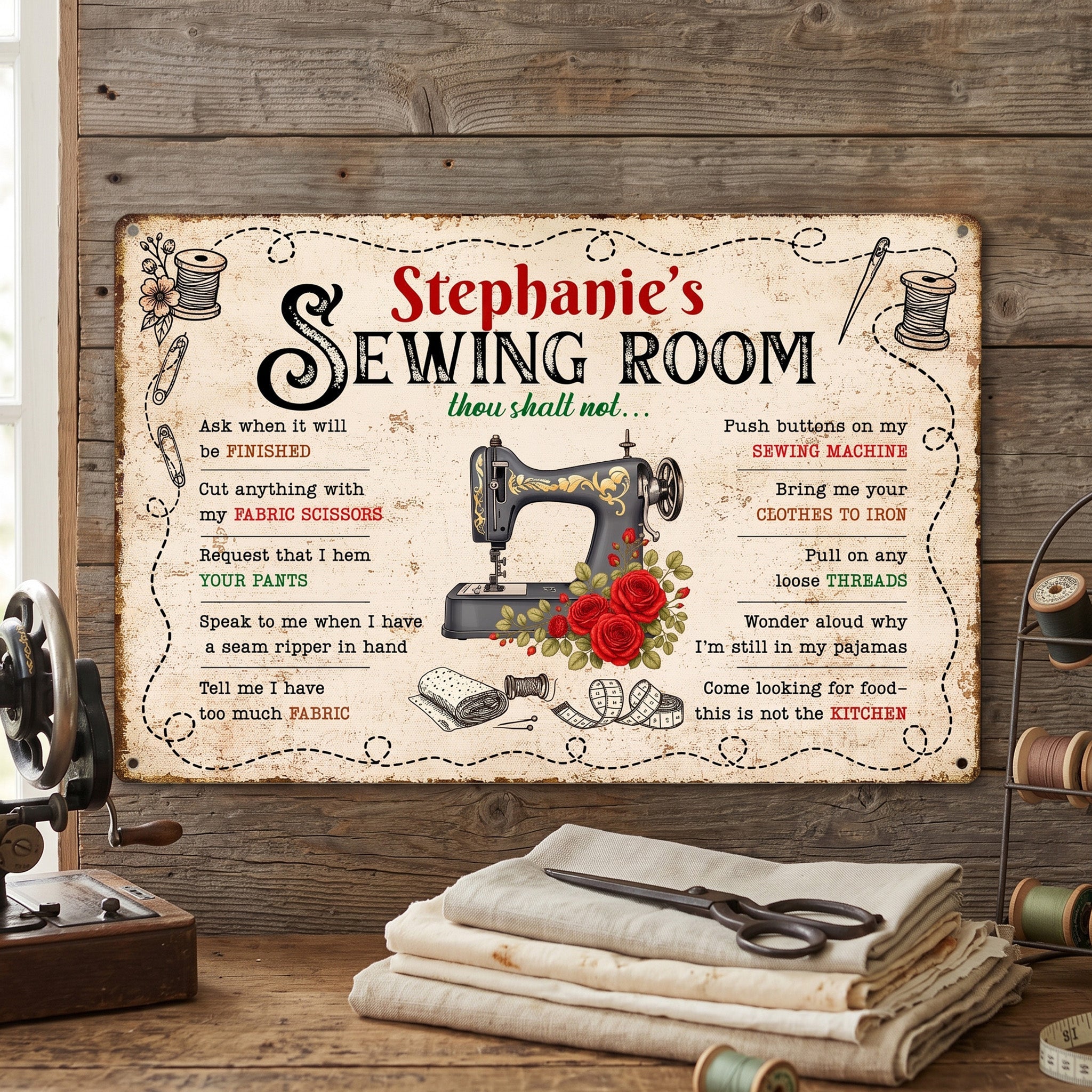 Sewing_Room_Thou_Shalt_Not_Personalized_Metal_Sign_2