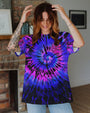 She Is Strong Dragonfly Tie Dye Neon Inspirational AOP Shirts _3_ ECSYX