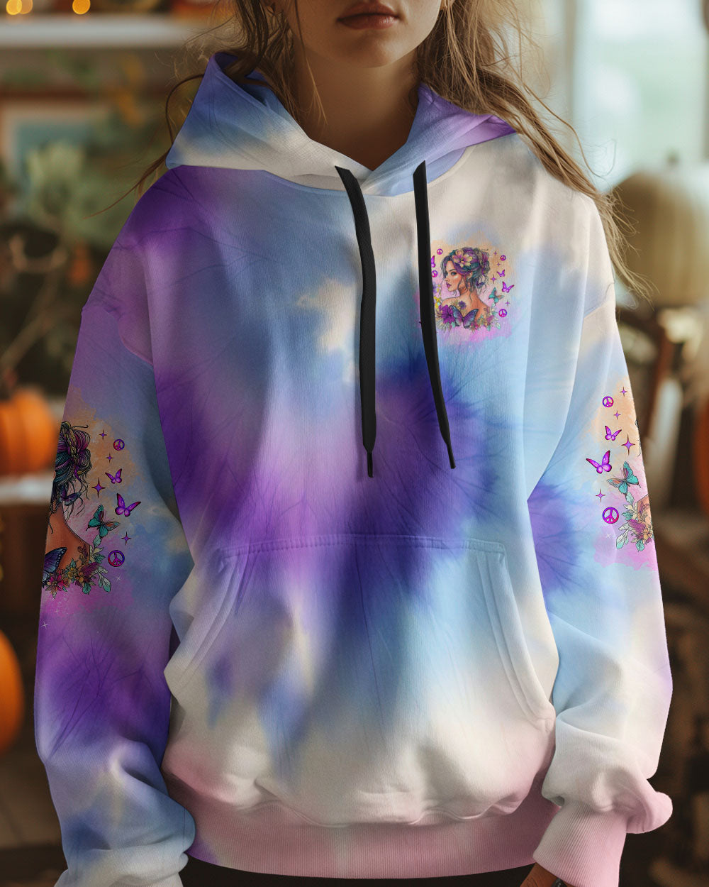 She Whispered Back I Am the Storm Bold Woman and Butterfly AOP Shirts _6_ HnwDE