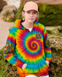 She is Sunshine Just Like a Rainbow After the Rain Tie Dye Hippie Girl AOP Shirts _8_ dRZIX
