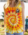 She is Sunshine Mixed with a Little Hurricane Sunflower Skull Tie Dye Graphic AOP Shirts _10_ uv0BH