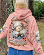 Sheep On Sheeping On Cute Sheep Design with Peace Sign _26 Floral Details AOP Shirts _10_ yyAGJ