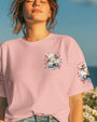 Sheep On Sheeping On Cute Sheep Design with Peace Sign _26 Floral Details AOP Shirts _11_ wnXGZ