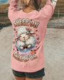 Sheep On Sheeping On Cute Sheep Design with Peace Sign _26 Floral Details AOP Shirts _3_ pKx7Z