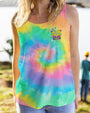 Smile Often Dream Big Rainbow Tie Dye Positive Quote Hippie Motivational AOP Shirts _6_ r8vBo