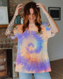 Smile Often Love Others Dragonfly Peace Sign Tie Dye Motivational AOP Shirts _9_ pnQhc