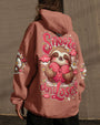 Snooze Dont Lose Sloth Cute Peaceful Sloth with Heart _26 Flowers Design AOP Shirts _14_ RGKwR