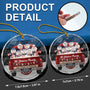 Snowman250YearsOfFreedom PersonalizedCircleGlassOrnament LV433 NAH6192 MK5