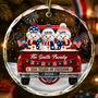 Snowman250YearsOfFreedom PersonalizedCircleGlassOrnament LV433 NAH6192 MKDEF