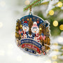 SnowmanFamily250YearsOfFreedomAnniversary PersonalizedCustomShapedAcrylicOrnament AT2326 NAH6237 MK 1
