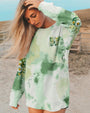 Soul of a Gypsy Heart of a Hippie the Spirit of a Fairy Green Tie Dye Butterfly Daisy AOP Shirts _4_ UN88N