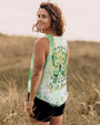 Soul of a Gypsy Heart of a Hippie the Spirit of a Fairy Green Tie Dye Butterfly Daisy AOP Shirts _9_ jiOpX