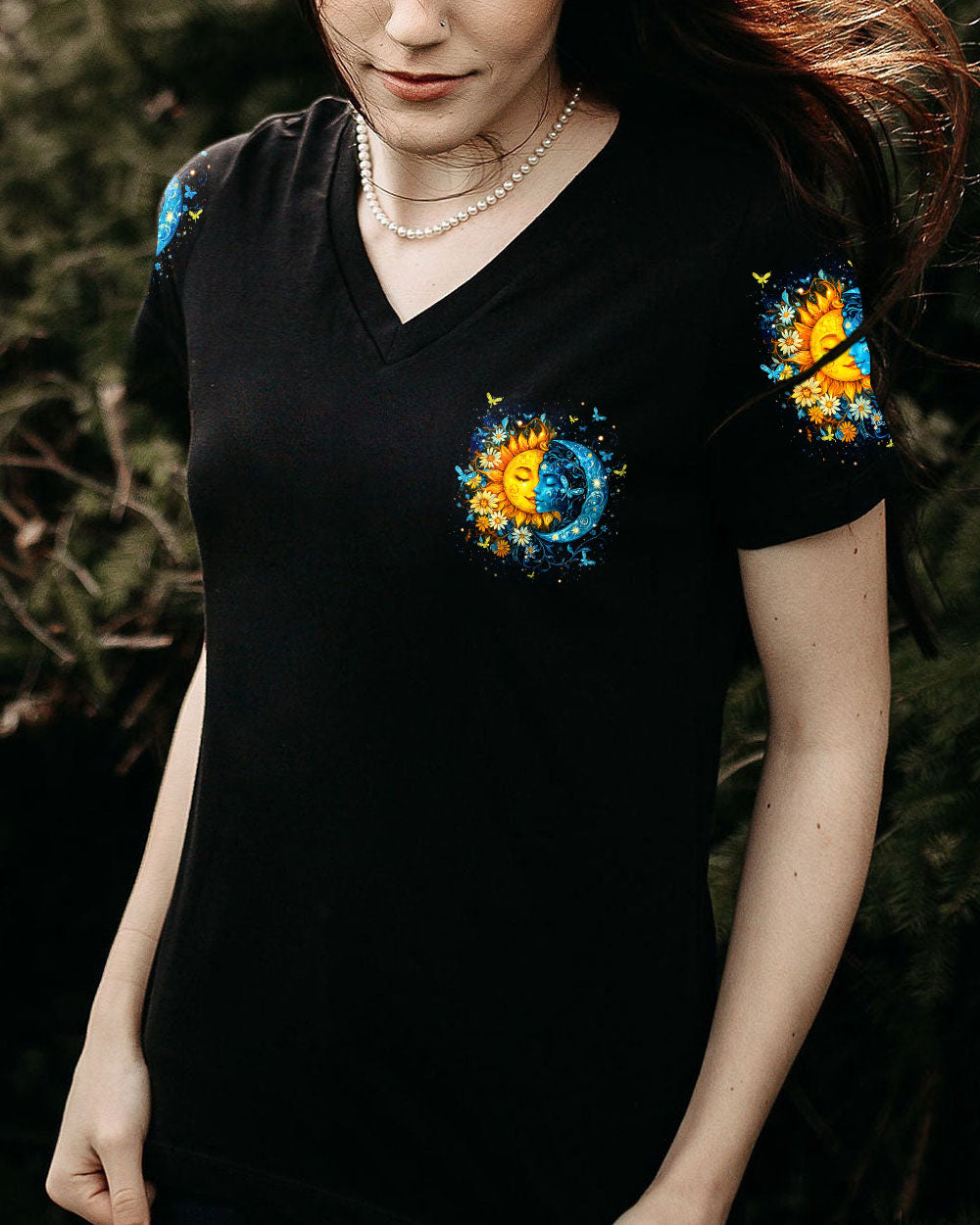 Soul of a Gypsy Hippie of a Heart Spirit of a Fairy Sun and Moon Floral AOP Shirts _2_ CyyMb