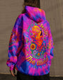 Spirit of the Wolf Heart of the Wild Tie Dye Wolf with Peace _26 Flower AOP Shirts _10_ trgIi