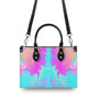 Stay Wild Flower Child Peace Sign Flower Colorful Hippie Leather Bag Gift for Women _5_ 6qz1w