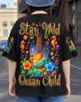 Stay Wild Ocean Child Tropical Guitar _26 Sea Turtle Hippie Tee for Women AOP Shirts _3_ 9JkHI