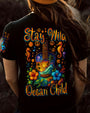 Stay Wild Ocean Child Tropical Guitar _26 Sea Turtle Hippie Tee for Women AOP Shirts _5_ Eezgn