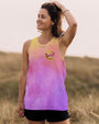 The Moon Let Me Play Among The Stars Moon and Dragonfly Vibrant Peace Graphic AOP Shirts _13_ x4nco