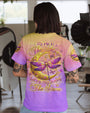 The Moon Let Me Play Among The Stars Moon and Dragonfly Vibrant Peace Graphic AOP Shirts _4_ I5Oip