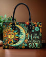 The Moon Sees Your Soul Sun and Moon Hippie Floral Leather Bag _1_ Tm4kk