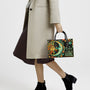 The Moon Sees Your Soul Sun and Moon Hippie Floral Leather Bag _5_ K7GPj