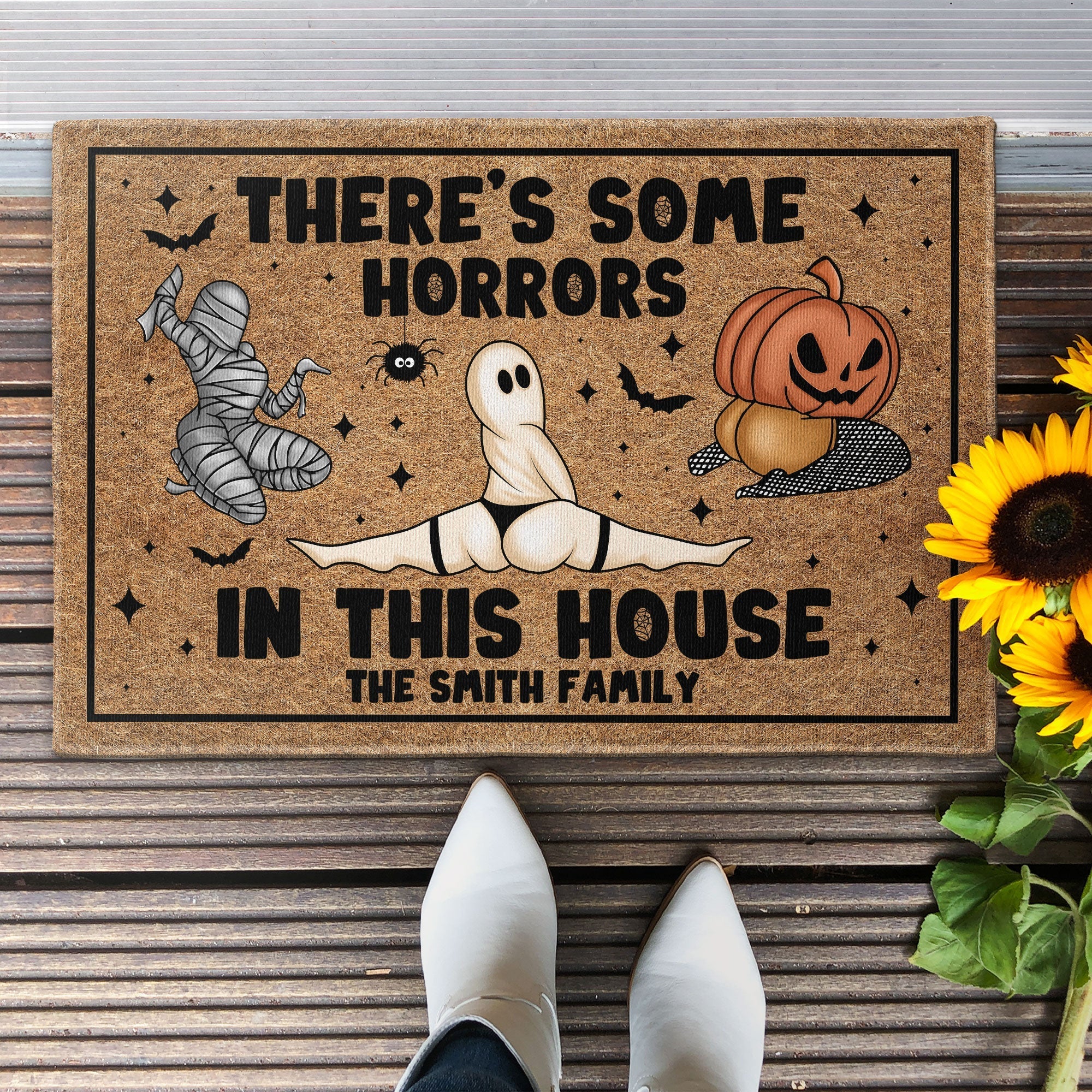There_S Some Horrors In This House Personalized Doormat1_da0e3f7a 0004 4574 b9f8 d51bf6a1fa9a