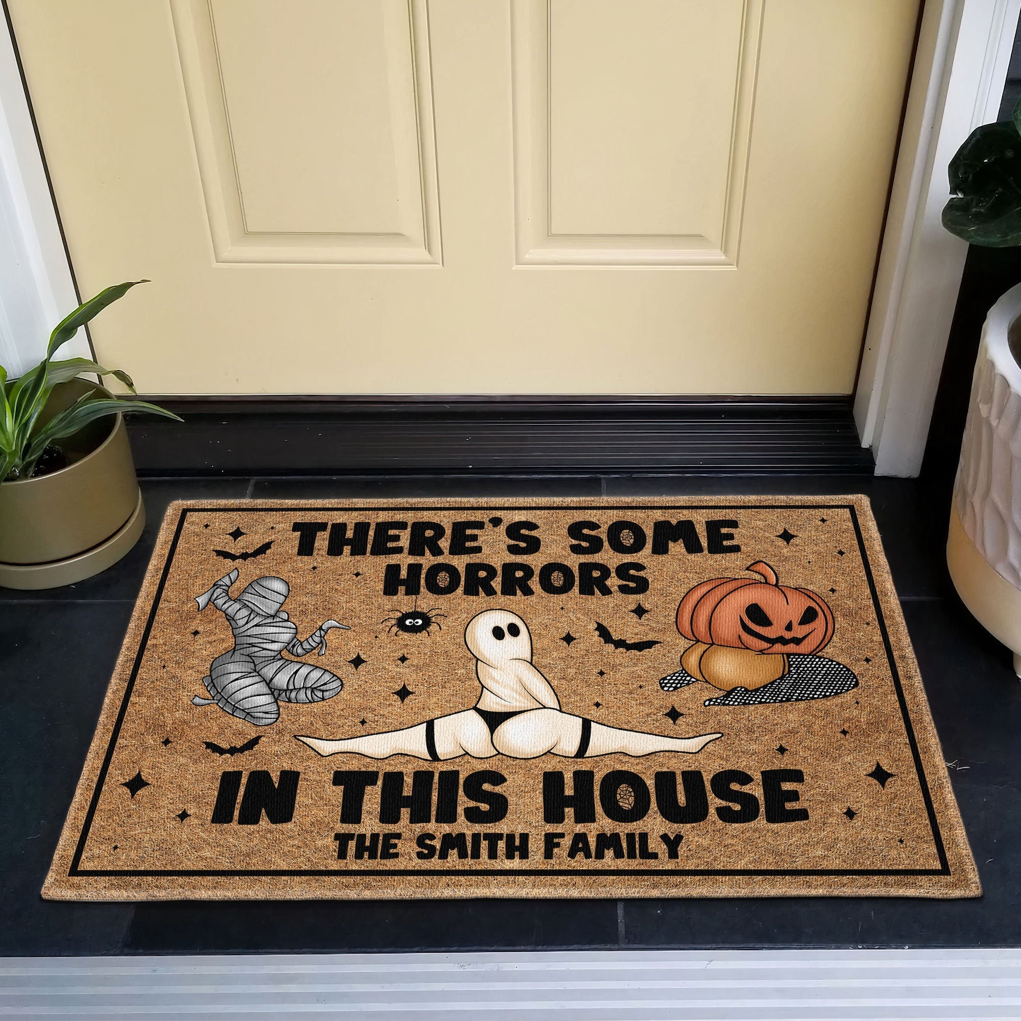 There_S Some Horrors In This House Personalized Doormat4_01898046 dcb2 427d 9a0b 3b4efd242a8d