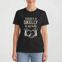 There_s_A_Skelly_In_My_Belly_Pregnancy_Announcement_Personalized_Shirt_4