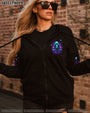 They Whispered to Her I Am the Storm Empowered Gothic Skull Magic Graphic AOP Shirts _16_ kRrgv