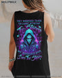 They Whispered to Her I Am the Storm Empowered Gothic Skull Magic Graphic AOP Shirts _4_ syGtr