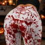 This A_ Belongs To Halloween Costume 3D Bloody Creepy Version_ For Her_ Wife_ Girlfriend Personalized Leggings 1