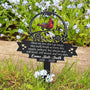 Those We Love Don_T Go Away Grave Marker Remembrance Gift Personalized Garden Stake_5
