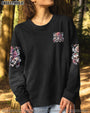 Tired of Bullshit Skull Bitch in Me Came Out Sugar Skulls and Roses Graphic AOP Shirts _6_ B0lTx