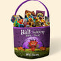 Trick Or Treat Kid Name Halloween Personalized Halloween Spooky Basket 4