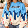 UglySweaterIceCreamDripPersonalizedSportGift 4