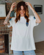Warning this Tattooed Girl does not Play well with Stupid People Blue Skull Rose Graphic AOP Shirts _10_ vCSqm