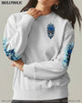 Warning this Tattooed Girl does not Play well with Stupid People Blue Skull Rose Graphic AOP Shirts _2_ mk6no