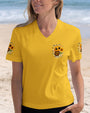 Whisper Words of Whisper Let It Bee Cute Sunflower _26 Peace Bee Design AOP Shirts _2_ jVcEo