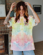 Whisper Words of Wisdom Let It Be Butterfly Tie Dye Musical Graphic AOP Shirts _3_ YwAF3