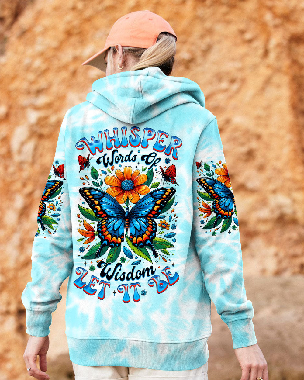 Whisper Words of Wisdom Let It Be Butterfly _26 Sunfloral Tie Dye AOP Shirts _14_ cgCHF